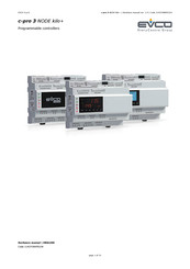 Evco c-pro 3 NODE kilo+ Hardware Manual
