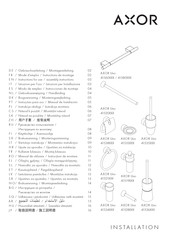 Hans Grohe AXOR Uno 41580 Series Instructions For Use/Assembly Instructions