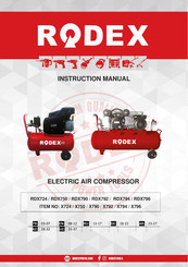 RODEX X750 Instruction Manual