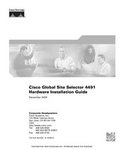 Cisco 4491 Hardware Installation Manual