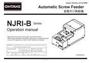 OHTAKE NJRI-B Series Operation Manual