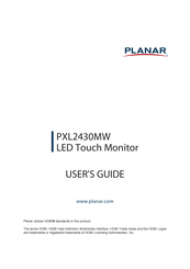 Planar PXL2430MW User Manual