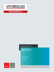 Steinlen MOTOX-N Operating Instructions Manual