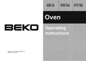 Beko 4700 TAA Operating Instructions Manual