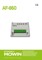 Comunello MOWIN AF-860 Installation And User Manual