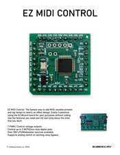 Subdecay EZ MIDI CONTROL Manual