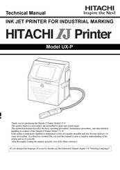 Hitachi UX-P Technical Manual