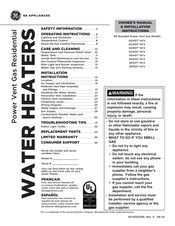 GE GP50S AYV Series Owner's Manual & Installation Instructions