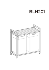 VASAGLE BLH201 Assembly Instructions Manual