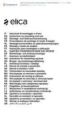 ELICA Era S 80 Instruction On Mounting And Use Manual