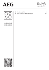 AEG HKB64453NB User Manual