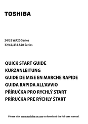 Toshiba 42 LA20 Series Quick Start Manual