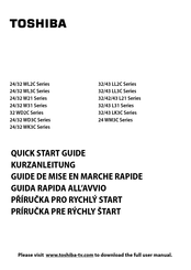 Toshiba 42 L21 Series Quick Start Manual
