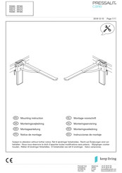 Pressalit Care R3575 Mounting Instruction