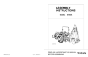 Kubota BH90A Assembly Instructions Manual