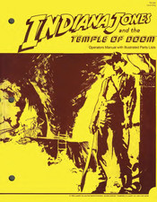 Atari INDIANA JONES AND THE TEMPLE OF DOOM Operator's Manual