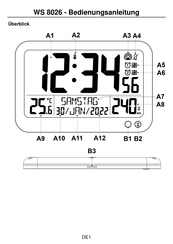 Technoline WS 8026 Manual