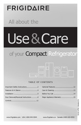 Frigidaire FFPE3322UM Use & Care Manual