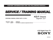 Sony Bravia KDL-60NX720 Service Training Manual