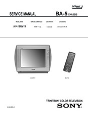 Sony TRINITRON KV-13M14 Service Manual