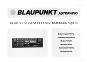 Blaupunkt BAMBERG SQR 05 Operating Instructions Manual