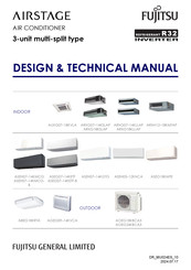 Fujitsu AIRSTAGE ARXH12-18KMTAP Design & Technical Manual