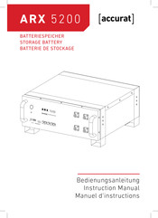 ACCURAT ARX 5200 Instruction Manual