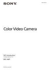 Sony BRC-AM7 Series Manual