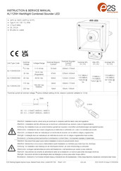 E2S AlertAlight AL121H Instructions/Service Manual