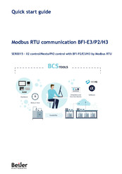 Beijer Electronics BFI-H3 Quick Start Manual
