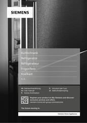 Siemens iQ300 KI81RVSF0/01 User Manual