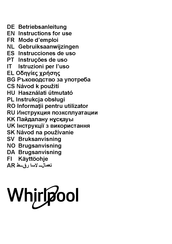 Whirlpool WHVS 93F LT BSS/1 Instructions For Use Manual