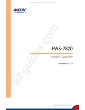 Asus AAEON FWS-7820 User Manual