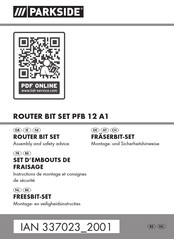 Parkside 337023 2001 Assembly And Safety Advice