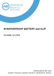 Advanced Bionics CI-5068 Instructions For Use Manual