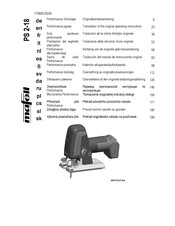 Mafell 91C123 Operating Instructions Manual