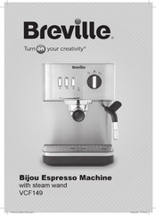 Breville Bijou VCF149 Quick Start Manual