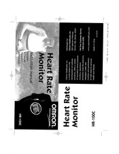 Omron HR-100C Instruction Manual