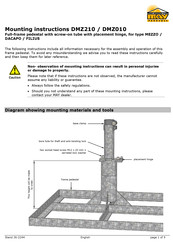 MAY DMZ210 Mounting Instructions