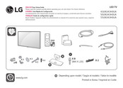 LG 50UN343H0UA Easy Setup Manual