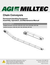 AGI MILLTEC UCCD-200 Assembly, Operation And Maintenance Manual