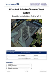Clenergy PV-ezRack SolarRoof Pro Installation Manual