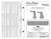 Black & Decker Price Pfister Ashfield HHL-YP Quick Start Manual