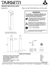 Targetti ZEDGE Manual