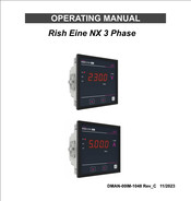 Rish Eine NX 3 Phase Operating Instructions Manual