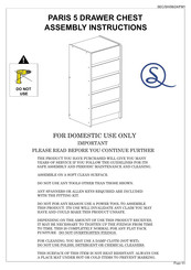 Seconique PARIS SECSH0624 Assembly Instructions Manual