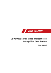 HIKVISION DS-KD9203 Series User Manual