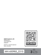 OWIM 450985 2310 User Manual