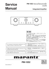 Marantz PM-15S2/K1G Service Manual