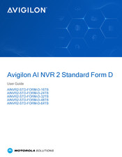 Motorola solutions AINVR2-STD-FORM-D-16TB User Manual